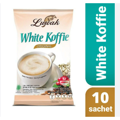 

Luwak White Coffee 1 Renceng Isi 10 Sachet