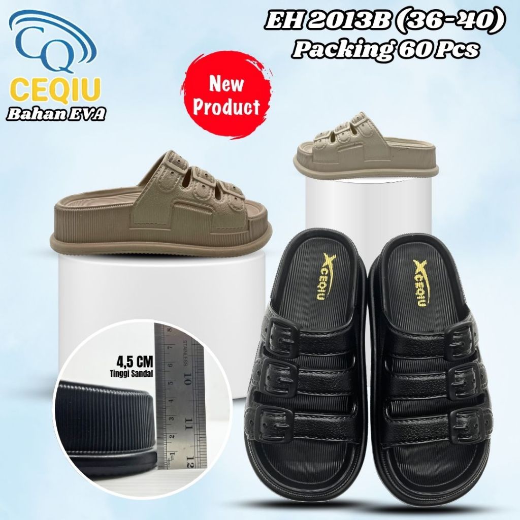 Sandal Wanita Dewasa, Sandal CEQIU  || EH 2013B ||  sandal Fashion  uk 36-40