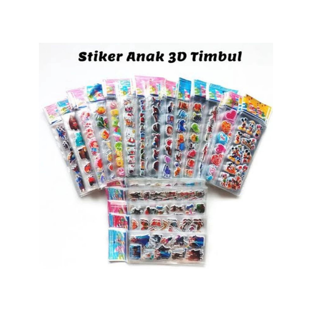 

ISI 20 PCS STIKER TIMBUL MINI / STIKER LUCU ANAK