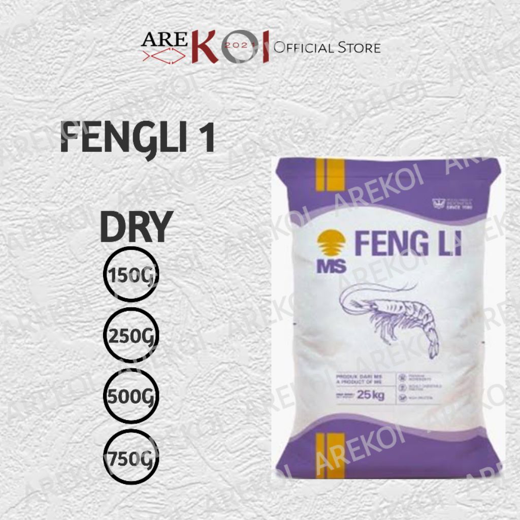 Fengli 1 Pelet Udang Pakan Burayak Ikan Pakan Bibit Ikan
