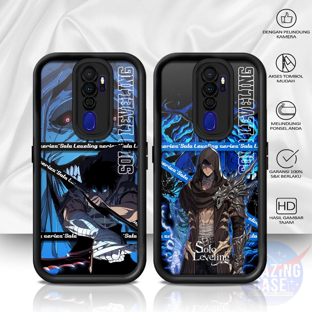 Case Premium Compatible For OPPO A5 2020 A9 2020  Motif SLLV Casing Softcase Glossy Anti Jamur