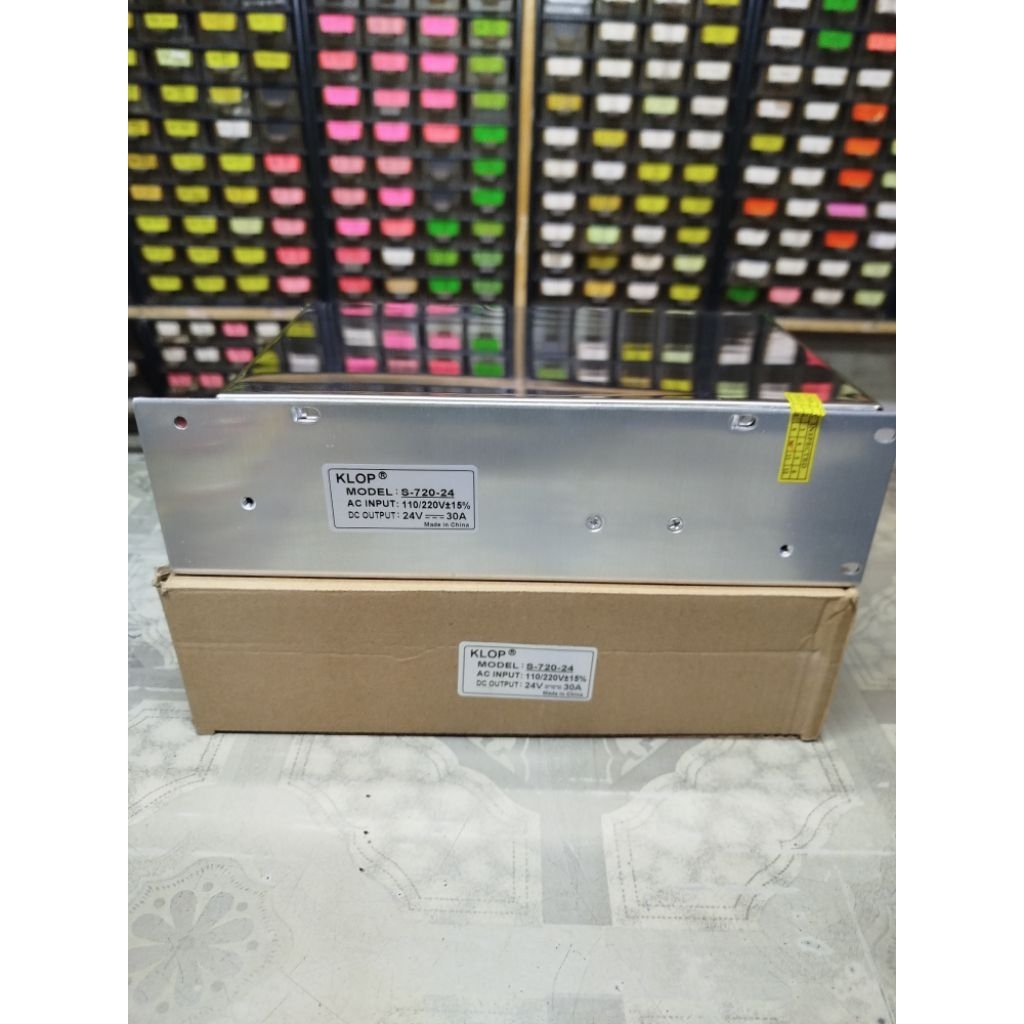 adaptor psu power supply 24volt 30amper klop