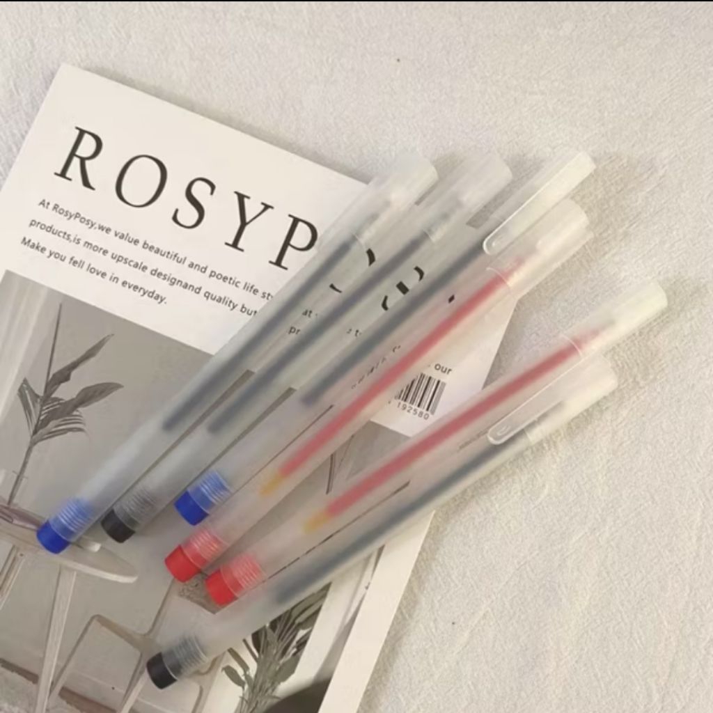 

RUANG — Pulpen Gel Dove 0.5 mm Warna Merah/Biru/Hitam