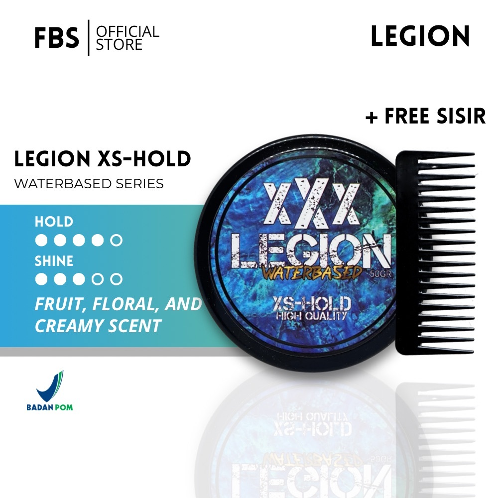 LEGION POMADE WATERBASED 50GRAM XS-HOLD