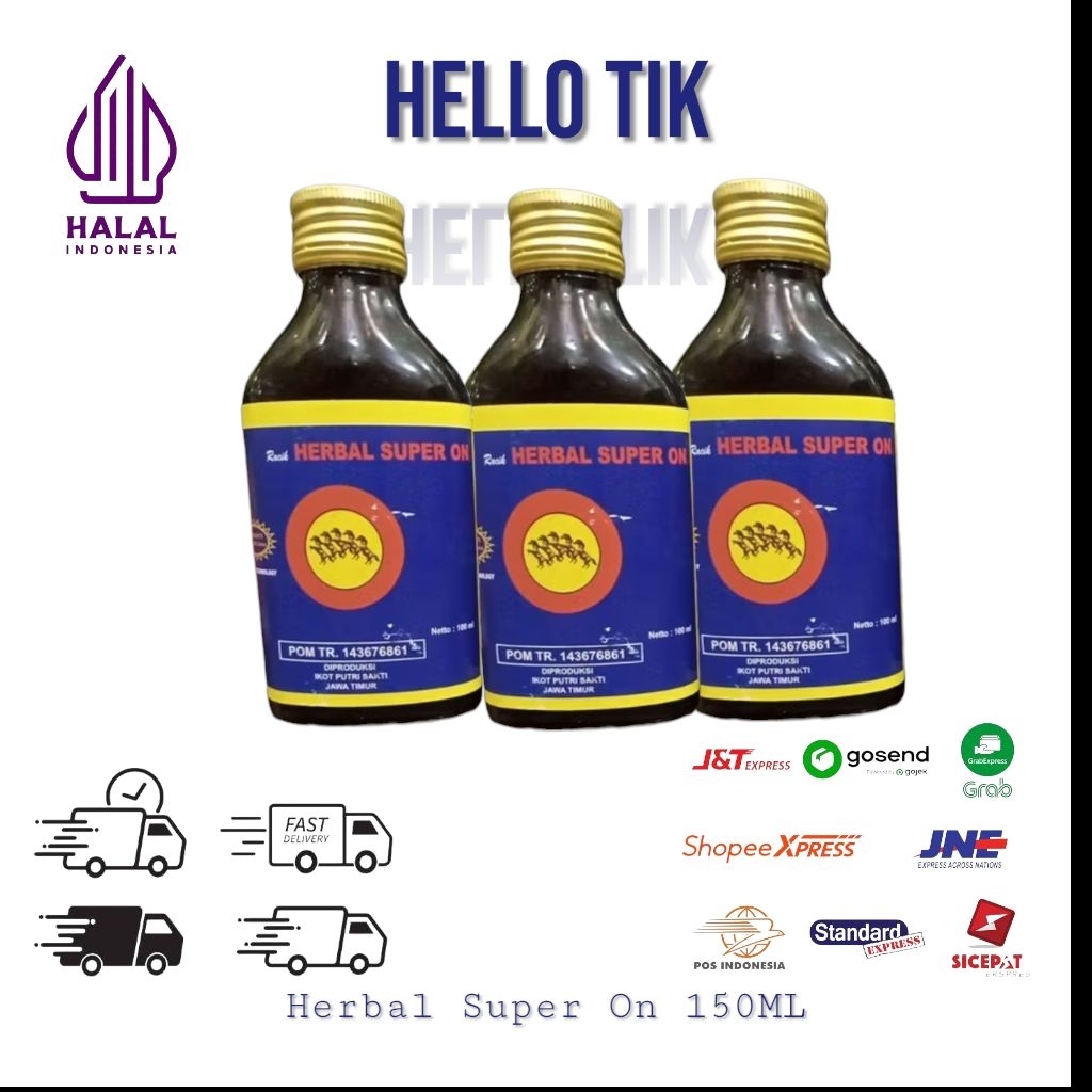 

Jamu Tradisional Herbal On Super 150ml