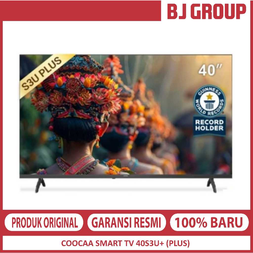 COOCAA TV 40 inch S3U Plus - Coolita 3.0 - Smart TV - 2K LED (COOCAA 40S3U Plus)