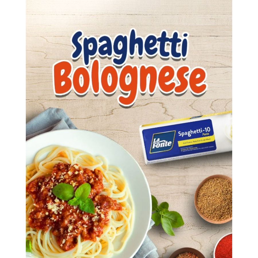 

LA FONTE Pasta Spageti Spaghetti-10 Spaghetti-11 Spaghetti Instan - Kheiza Frozen