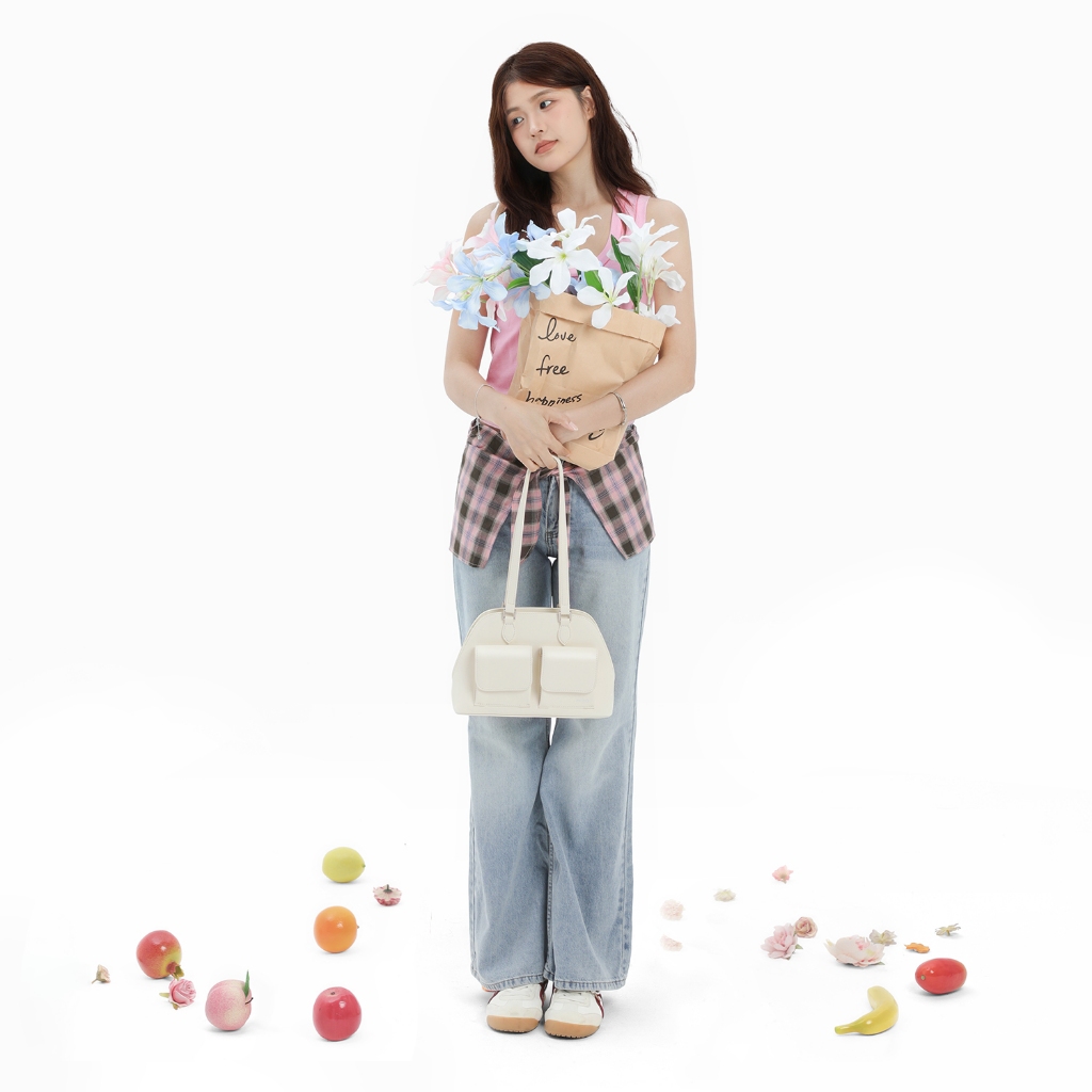 FULL DESIGN Shell Tas WanitaTas Bahu Shoulder Bag