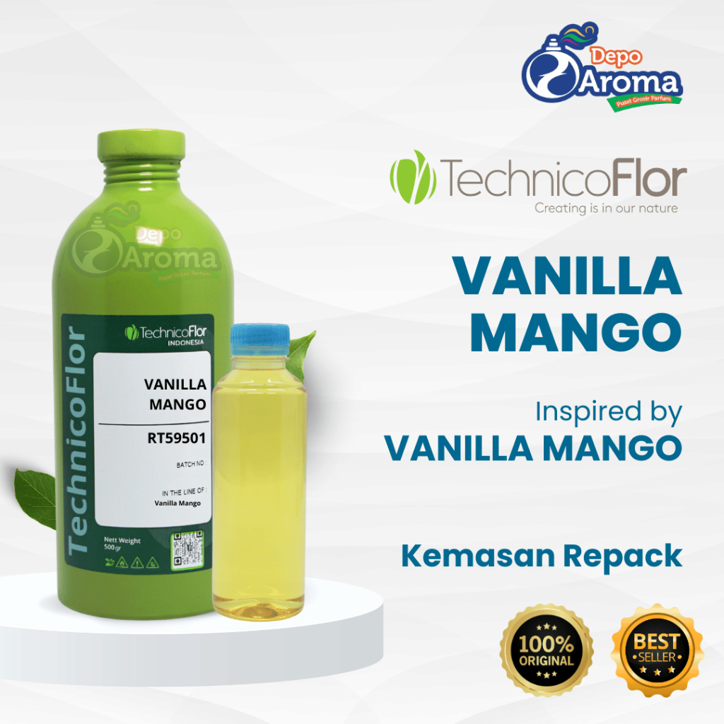 PARFUM BIBIT MURNI - VANILLA MANGO - REPACKING - TECHNICOFLOR
