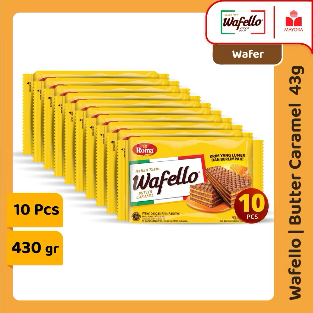 

Wafer Wafello All Varian 10 pcs @43g