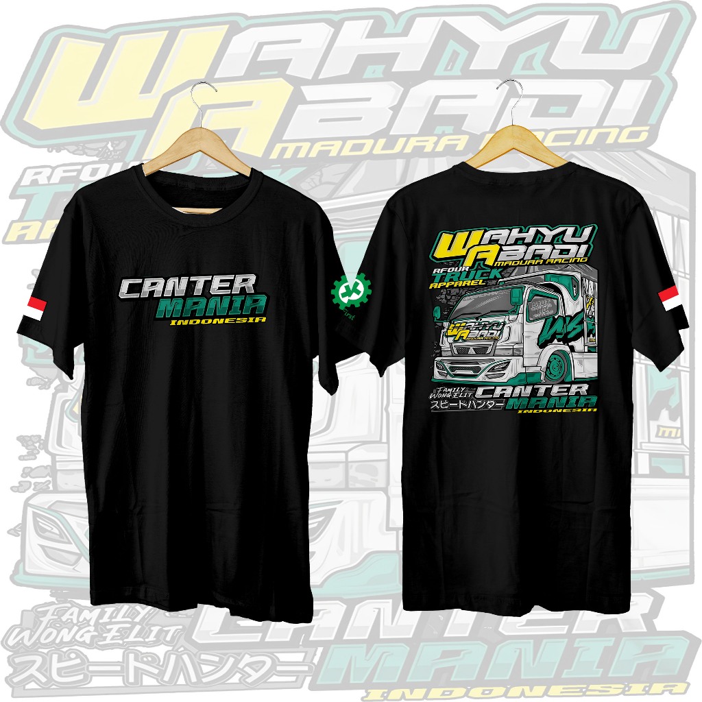 KAOS TRUCK CANTER MANIA || ORIGINAL PRODUK