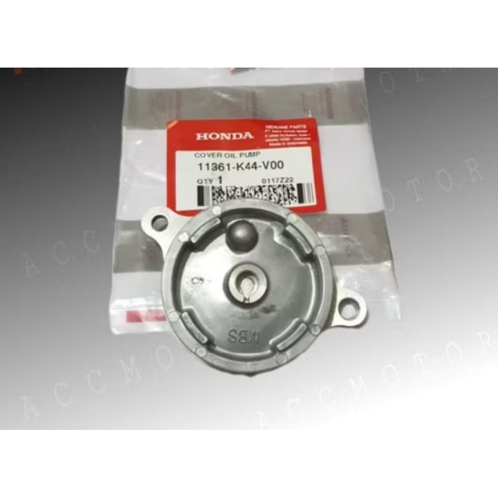 cover tutup oil pump gigi pompa oli 11361-K44-V00 Honda beat Scoopy vario 110 esp stater alus asli a