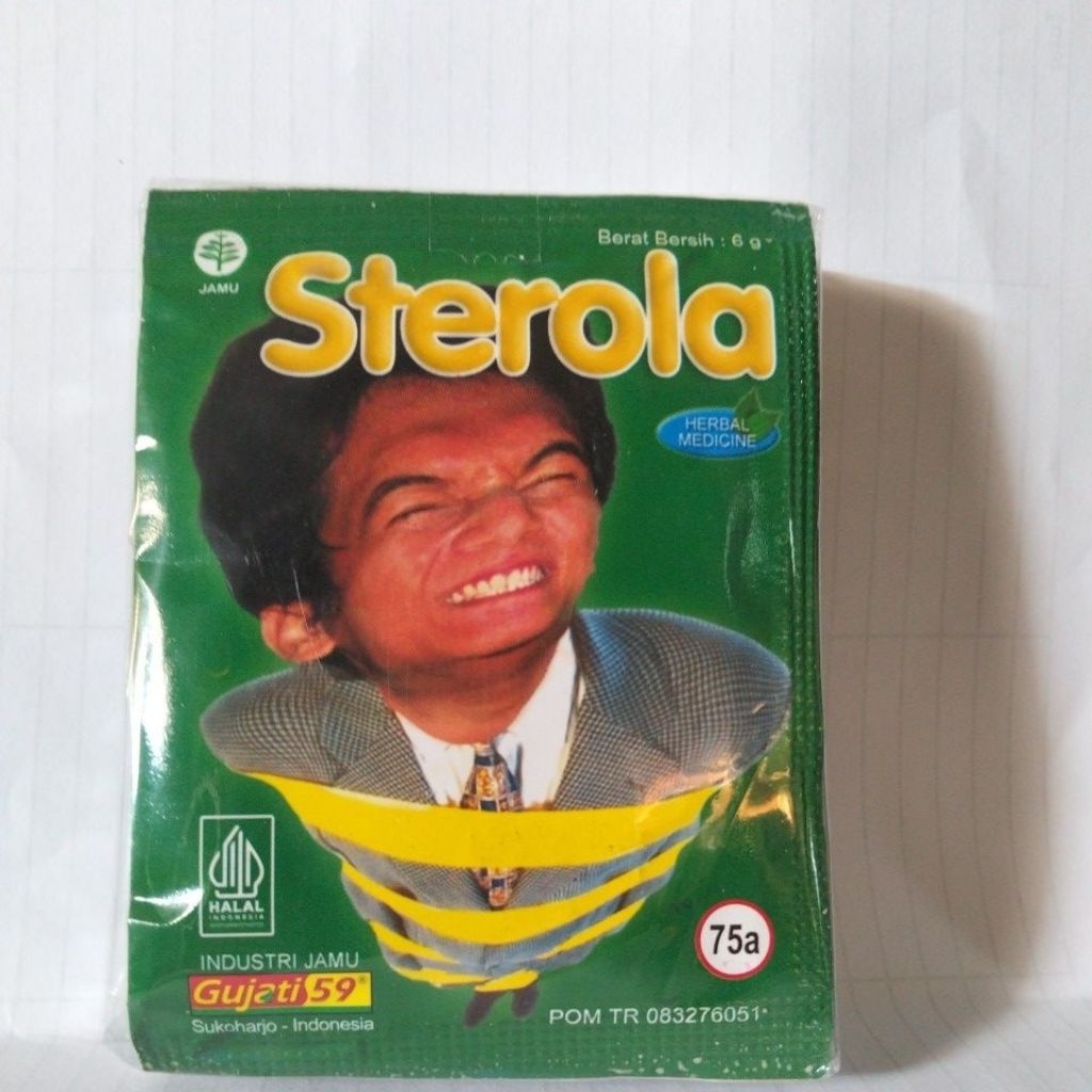 

jamu Jawa Gujati59 sterola kurangi lemak darah untuk untuk pria + wanita 1 pak isi 10 sachet