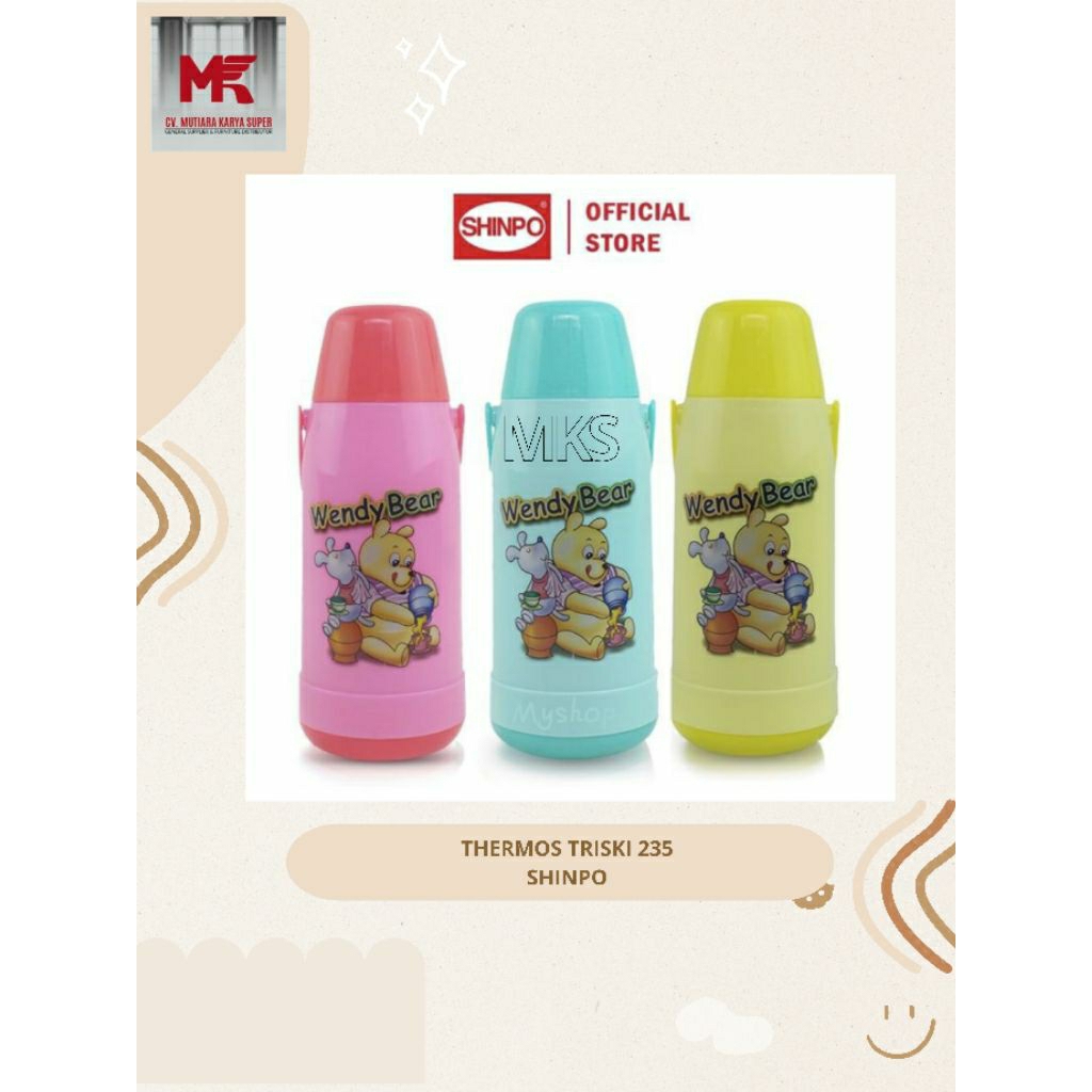 thermos air panas | Thermos anak | Thermos Friski 235 shinpo | termos air panas