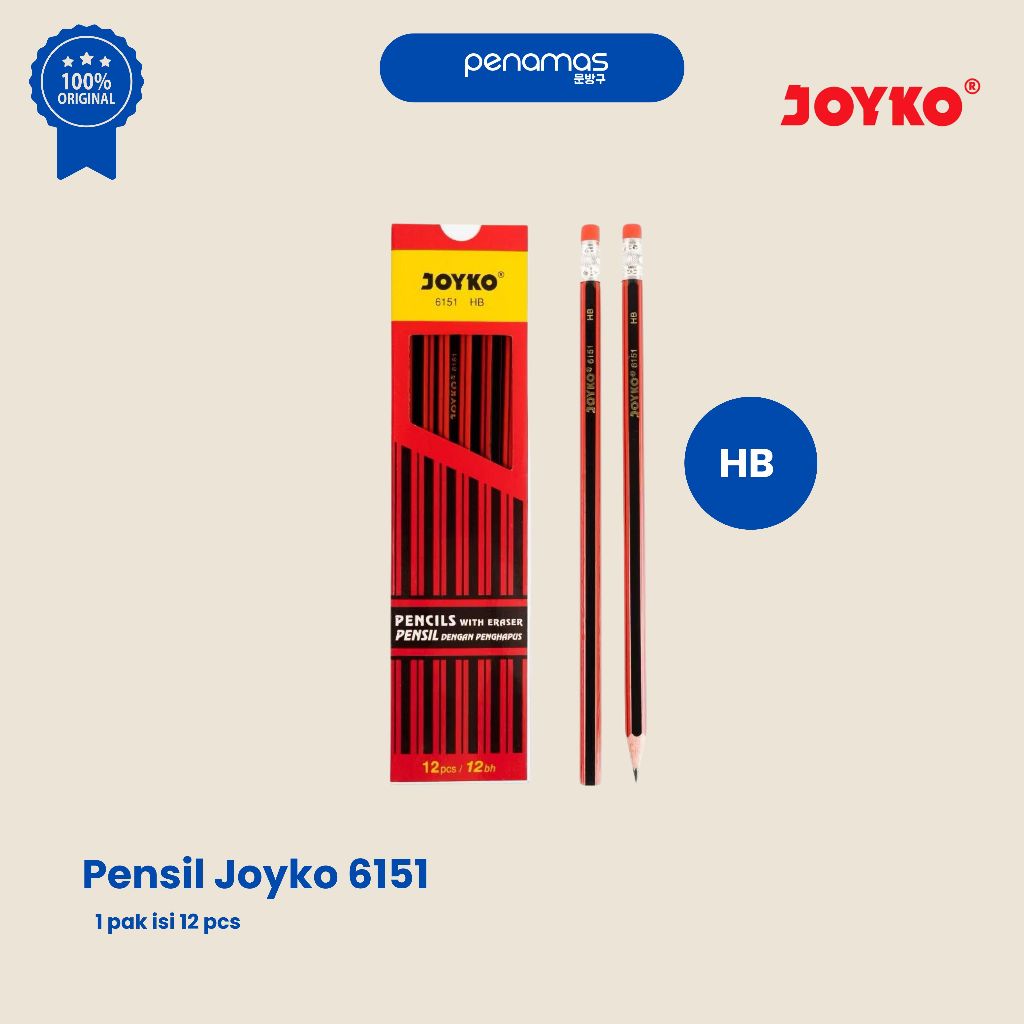 

PENSIL JOYKO 6151 / PAK / HB