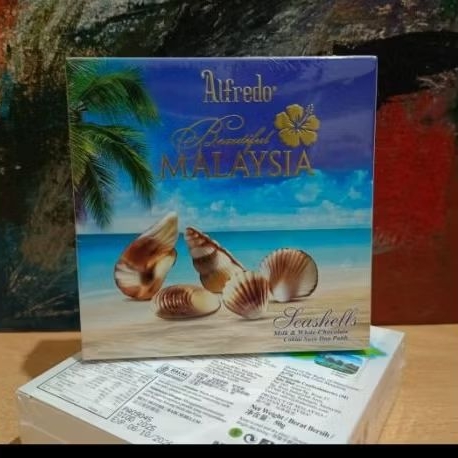 

COKLAT ALFREDO 50GR COKLAT MALAYSIA SEASHELLA MILK WHITE CHOCOLATE