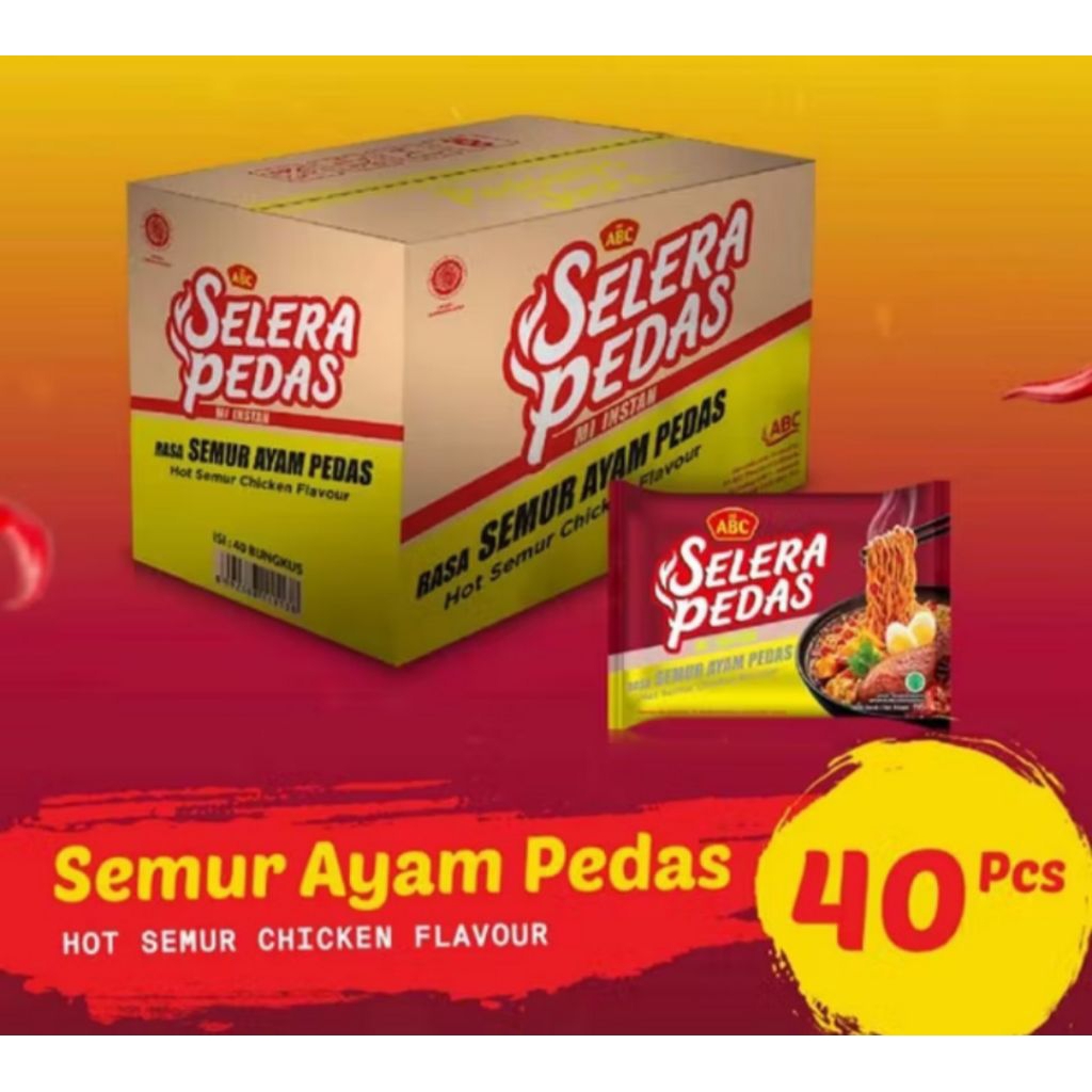 

Mie Instan ABC Selera Pedas Exp April 2026