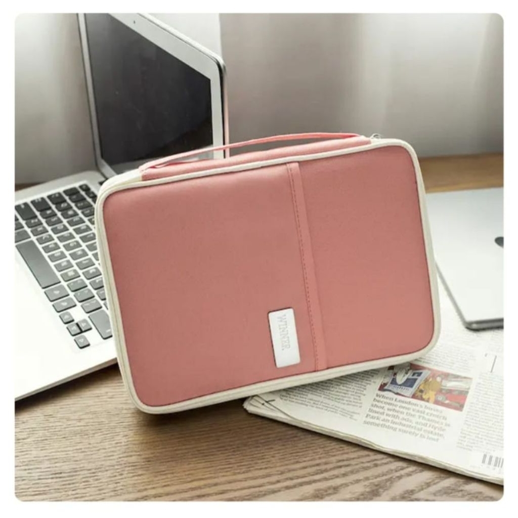 Tas paspor dompet kartu travelbag multifungsi