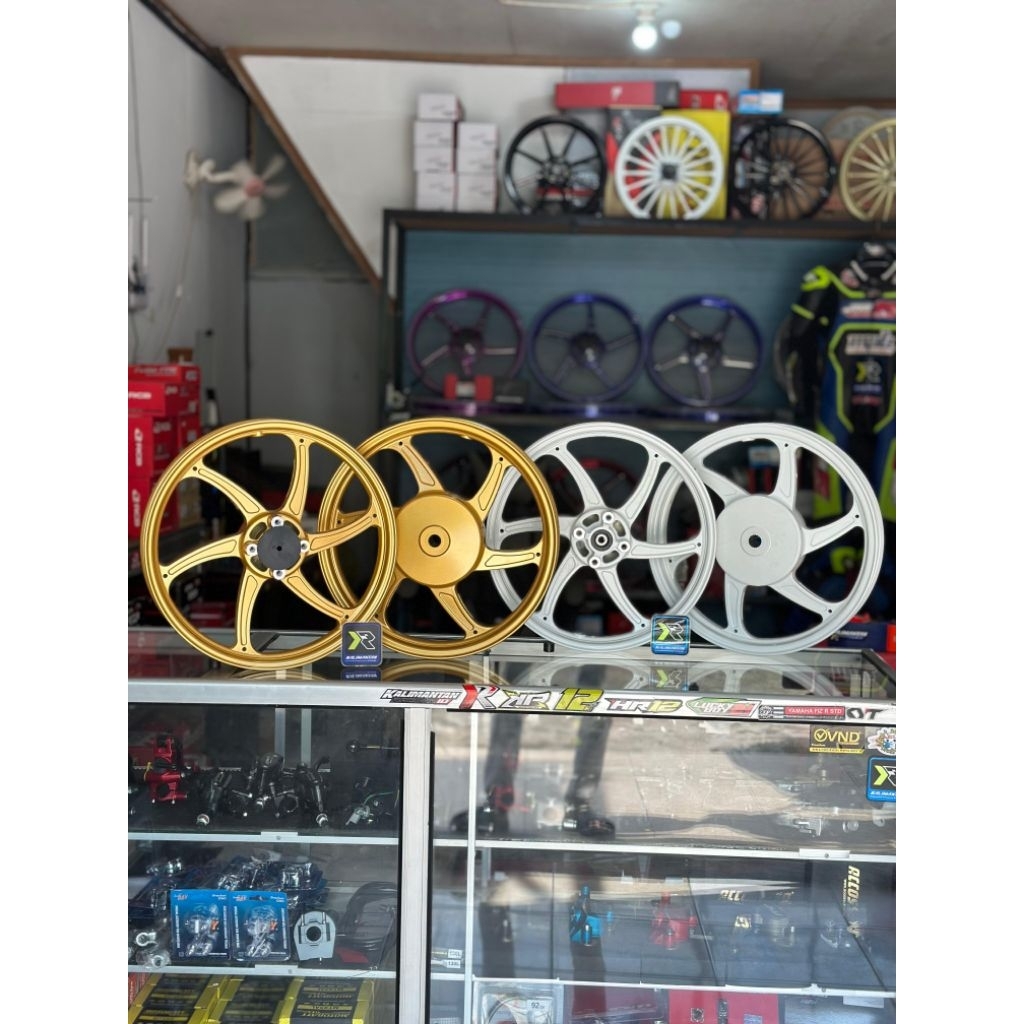 VELG VND SIXSTAR 1.40-1.60/14 MATIC YAMAHA MIO/SPORTY/SOUL/GT/J/FINO/XRIDE/GEAR/S/Z/M3/XEON