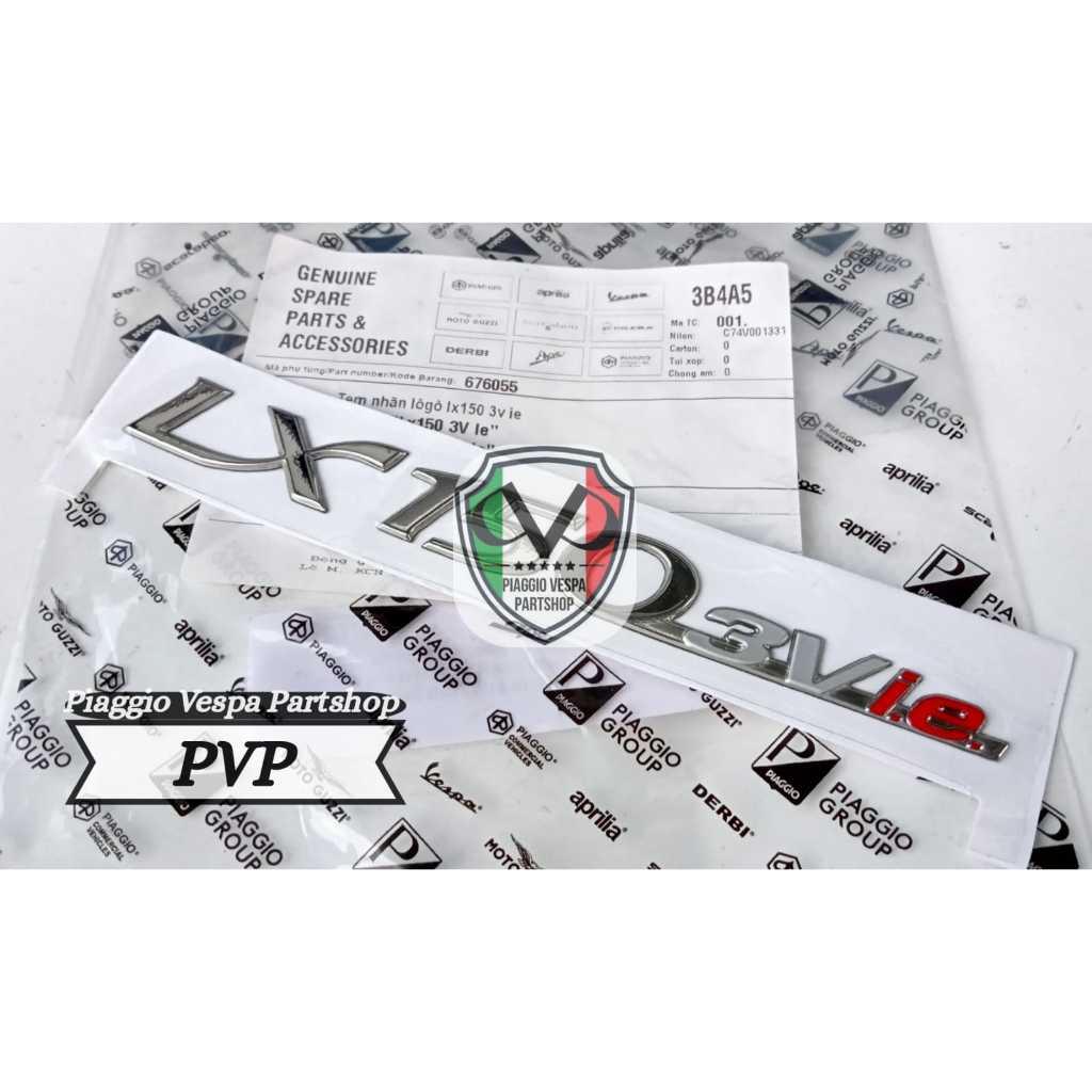 Sticker Emblem Vespa LX 150 3V ie Original Piaggio Vespa ( 676055 )