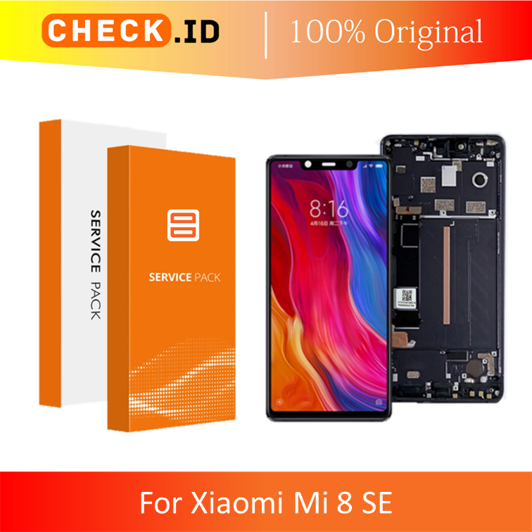 [ CHECK.ID ] AMOLED LCD + FRAME XIAOMI MI 8 SE MI8 SE 8SE ORIGINAL