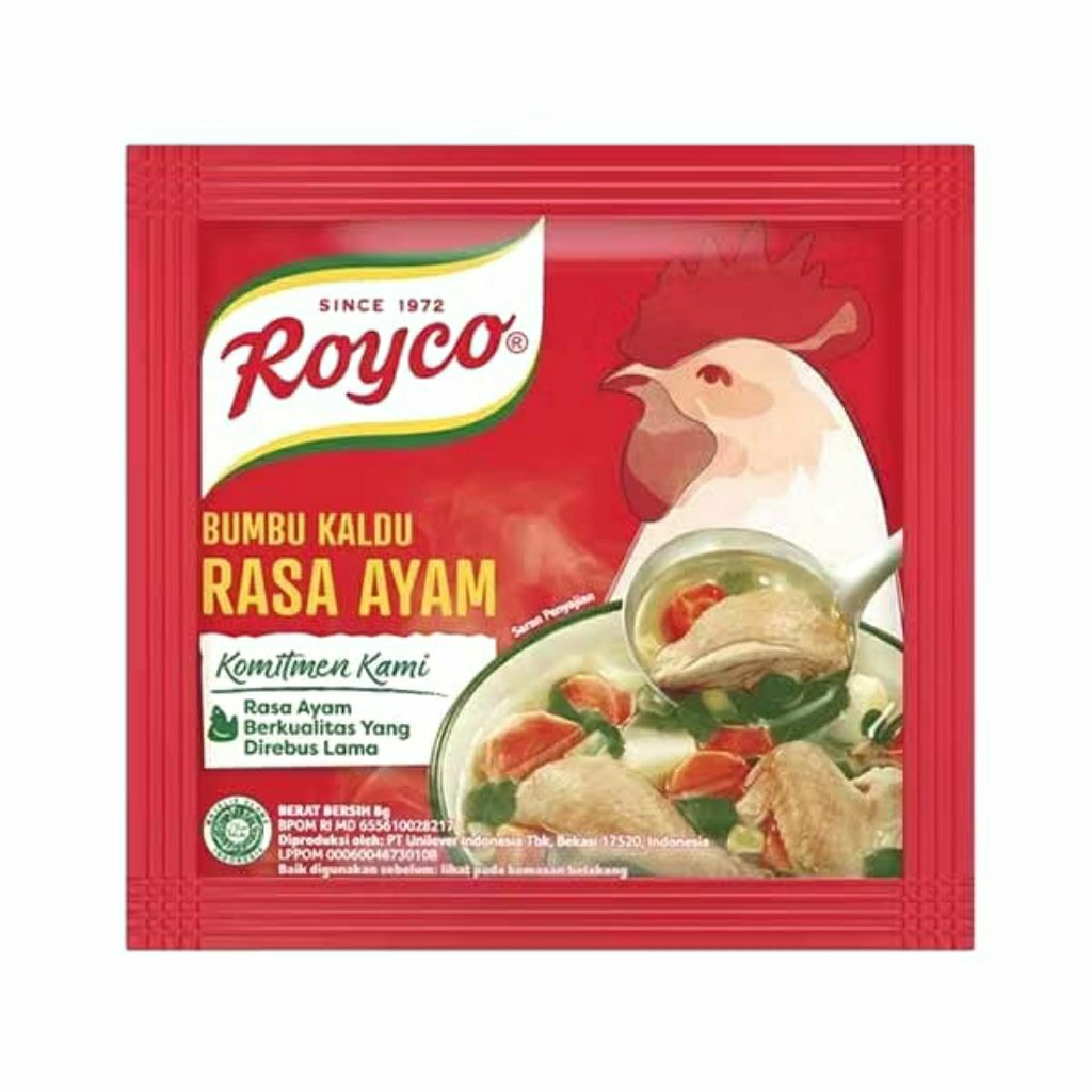 

royco ayam sachet 8 gr bumbu siap pakai penyedap royco