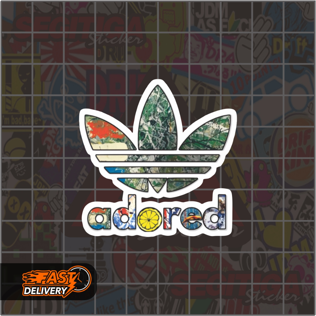 

Sticker Adored Ukuran 5 x 5 Cm