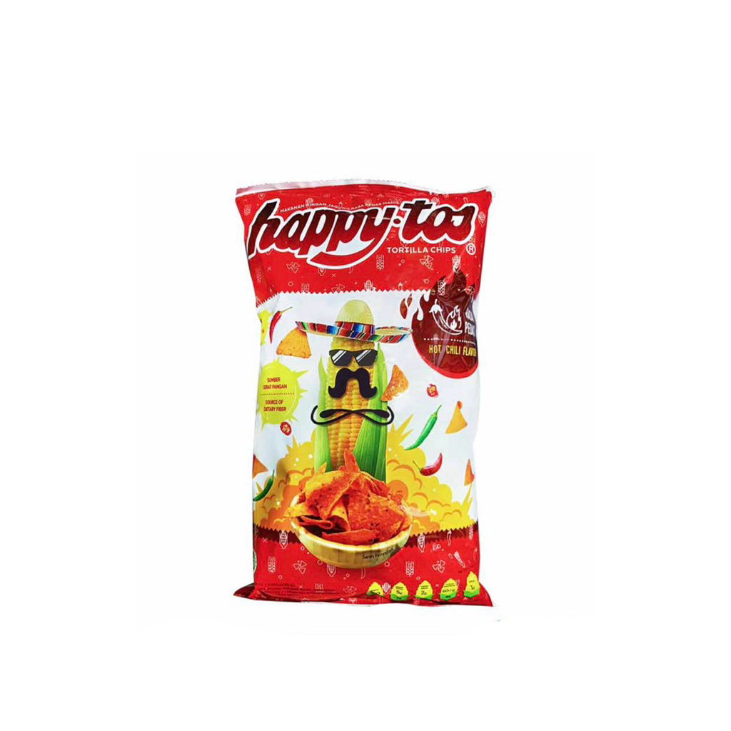 

Happy Tos Keripik Tortilla Pedas 140 gram