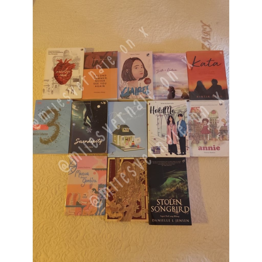 Preloved Novel Original | Claires Dikta dan Hukum Kata Antologi Rasa Second Summer Tiga Tokyo dan Pe