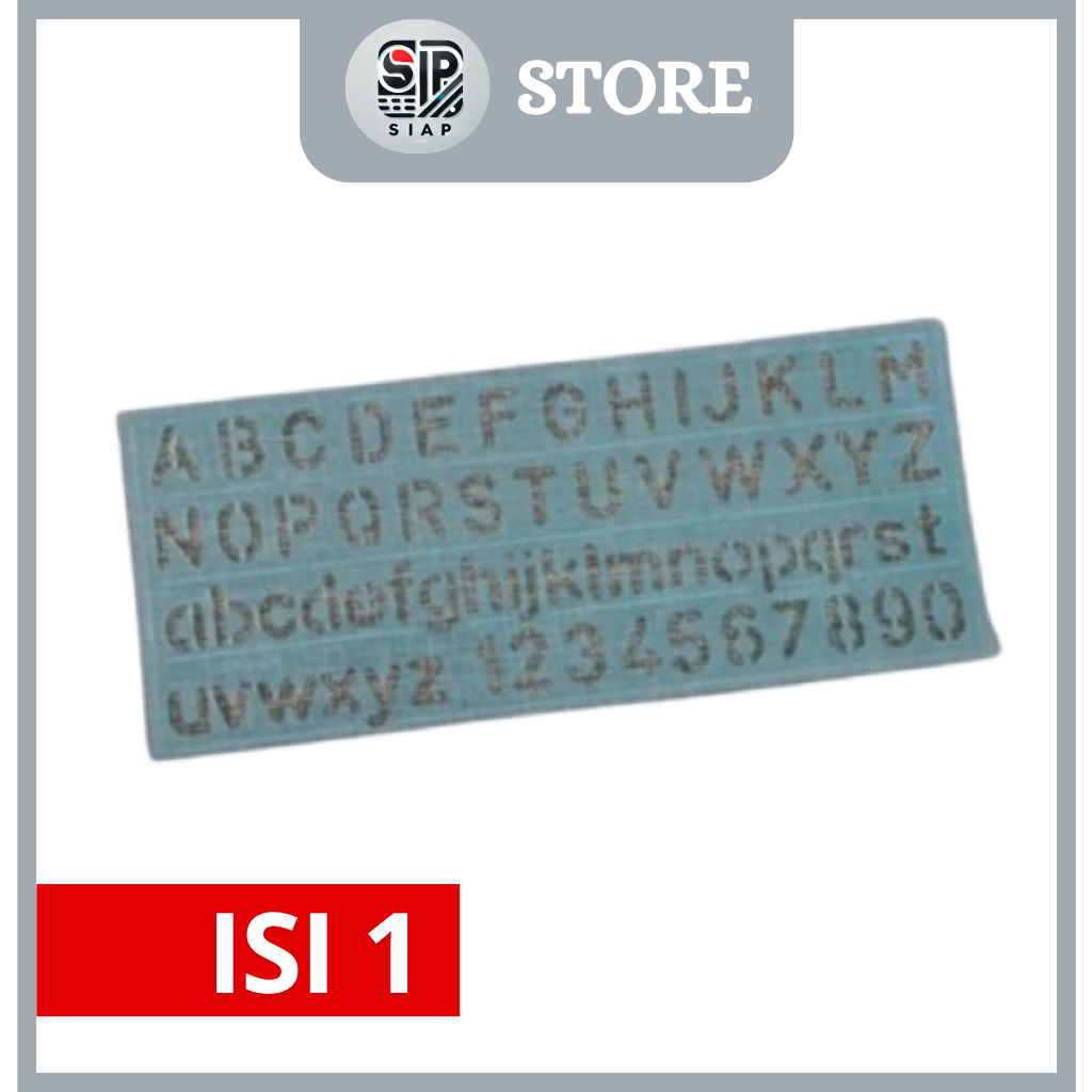 

Penggaris Huruf Butterfly HA-270 – 1 PCS | Alat Tulis Teknik / Sekolah 1 PCS Ready | Asli & Baru