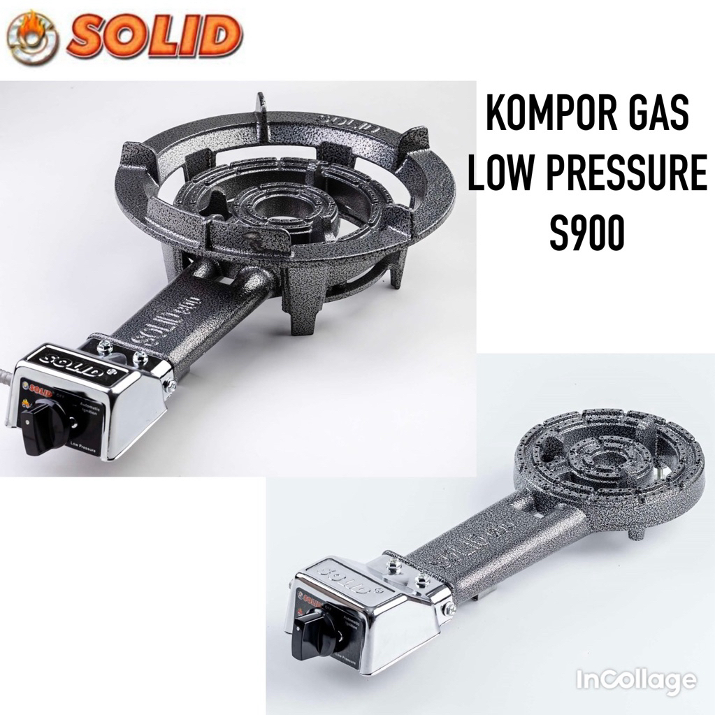 SOLID Kompor gas s900 cor tekanan rendah low pressure
