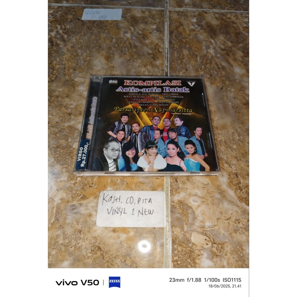 Kaset CD Kompilasi Artis artis Batak