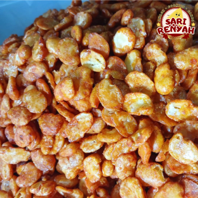 

Kacang Koro Kupas Balado 250 Gram / Kacang Mercy Pedas - Sari Renyah