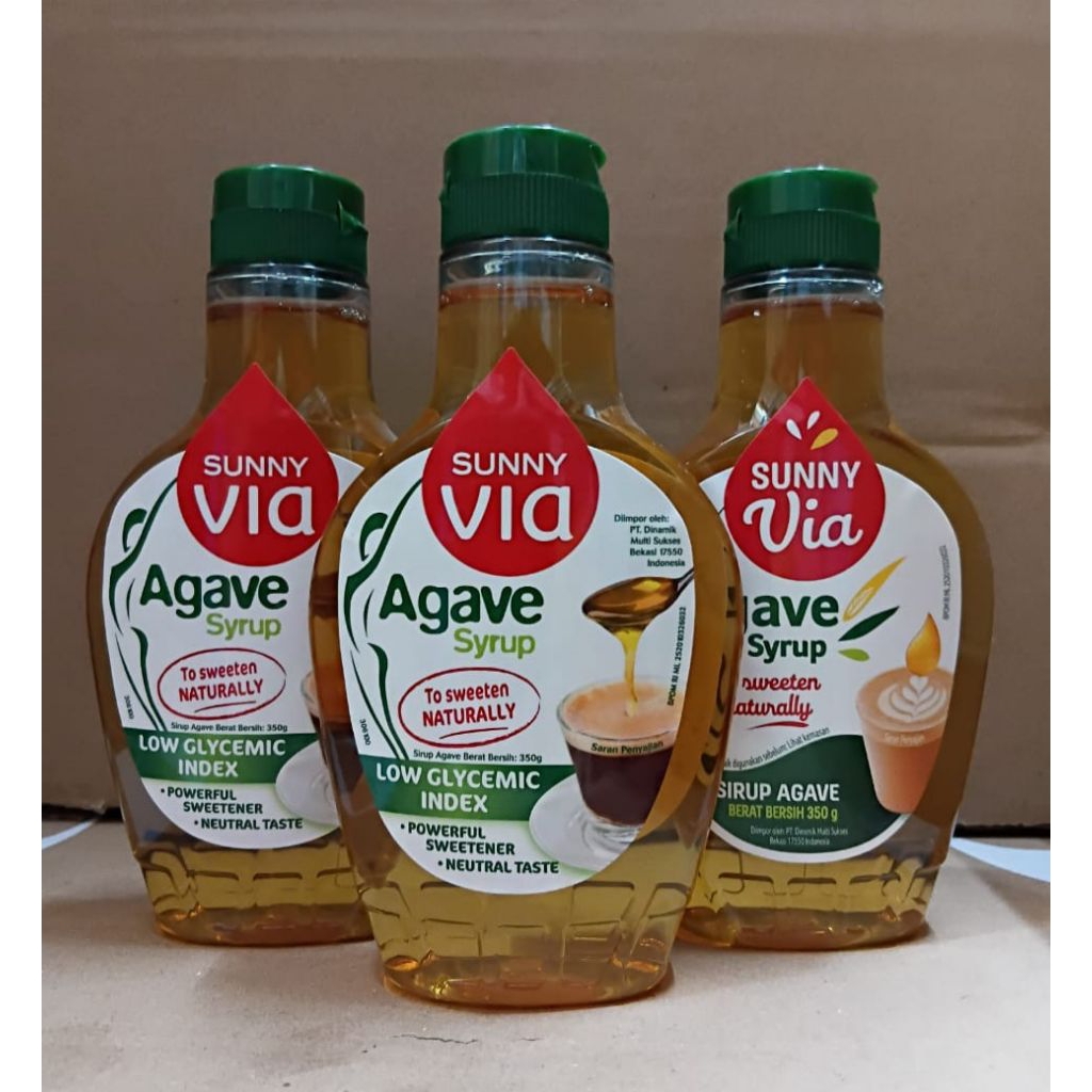 

Sunny Via Agave Syrup 350 Gr Sirup Pemanis Natural Alternatif Gula