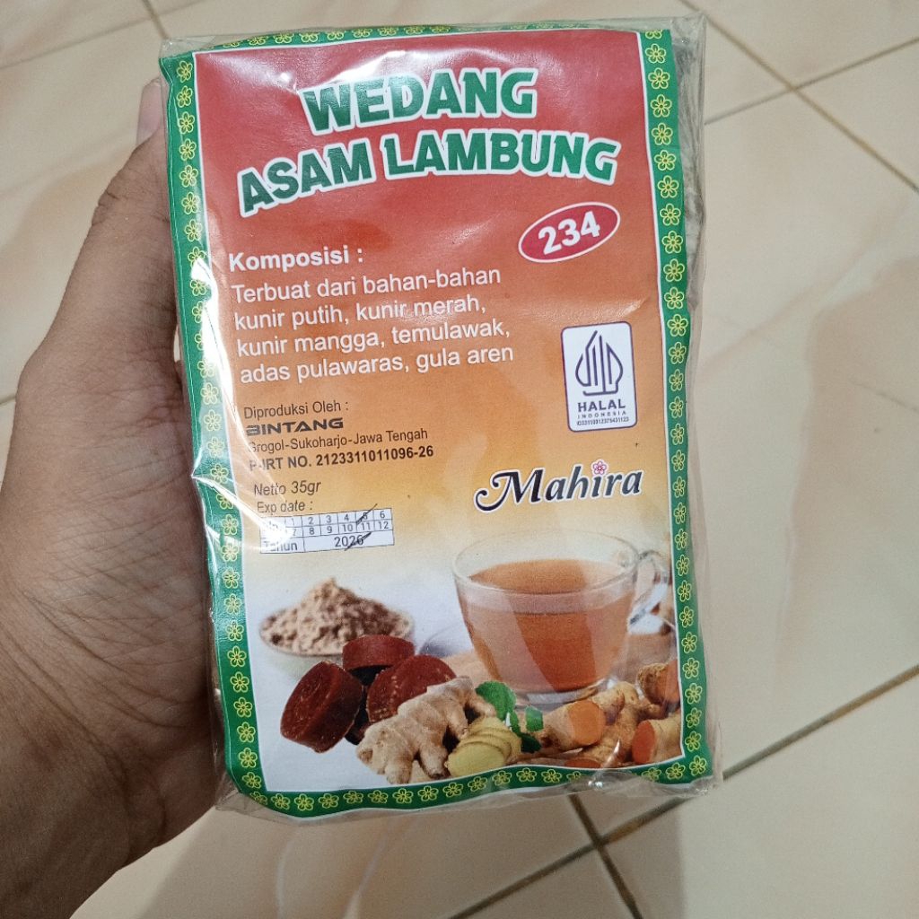 

wedang asam lambung obat herbal jamu asam lambung eceran 1 bungkus kecil