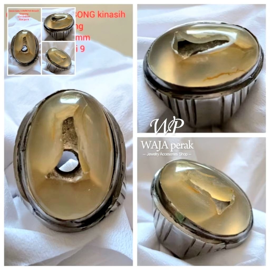 CINCIN BATU COMBONG KANTONG SEMAR MOTIF UNIK