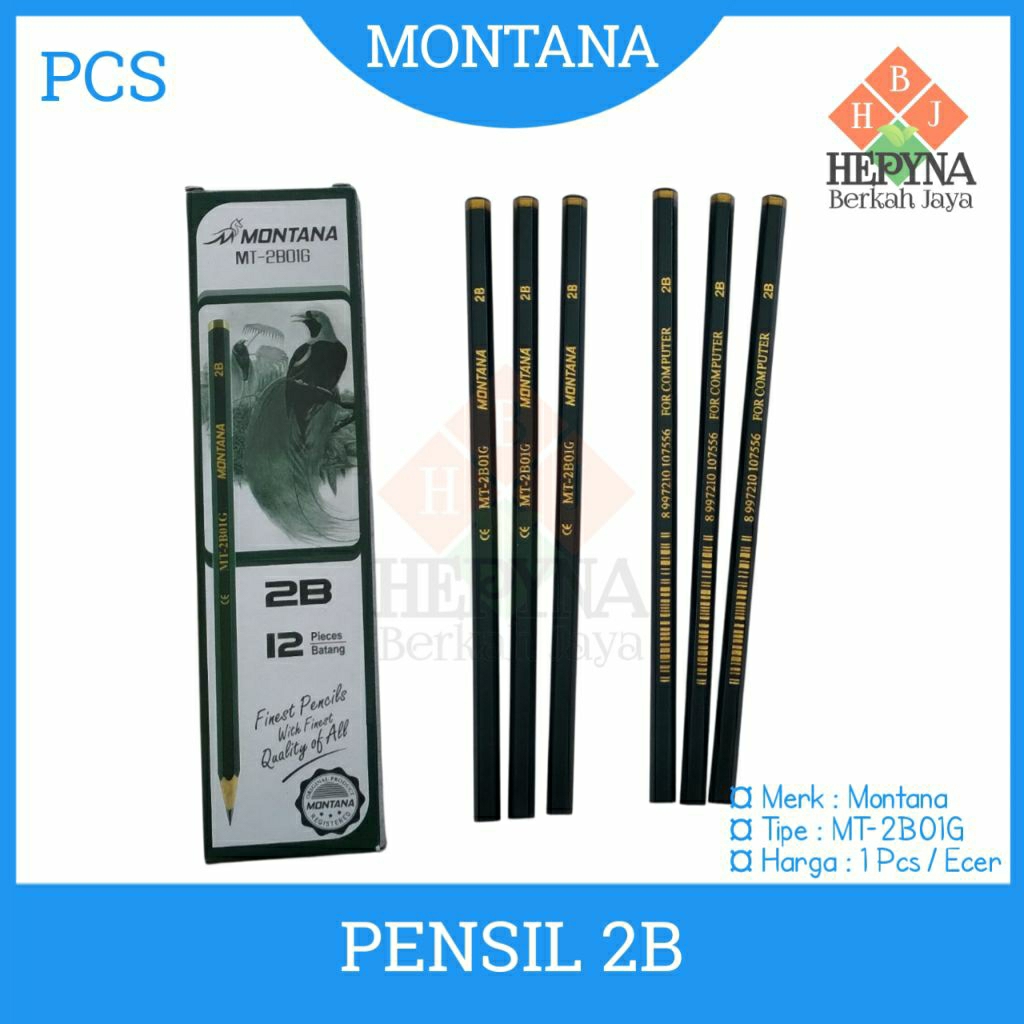 

Pensil Pencils Montana MT-2B01G (Harga Satuan)