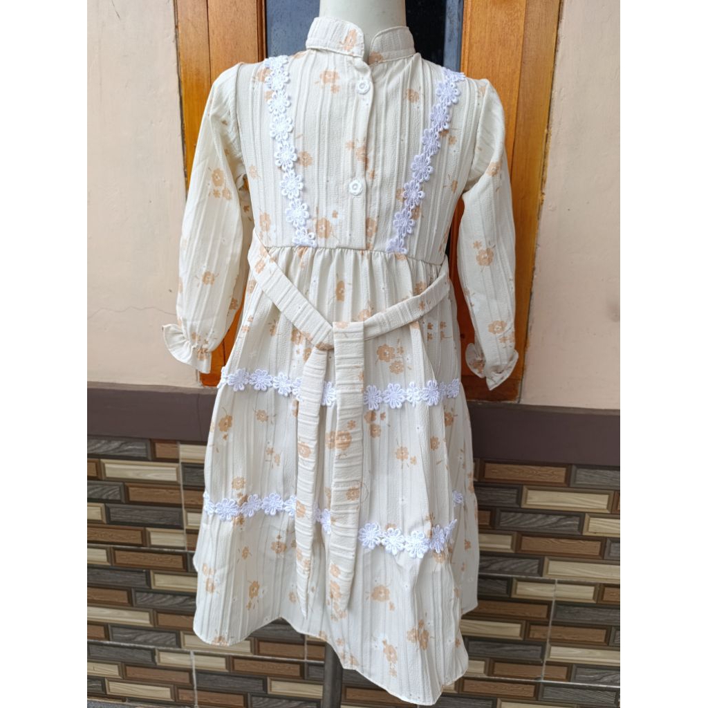 DRES ANAK PEREMPUAN/MOTIP RENDA