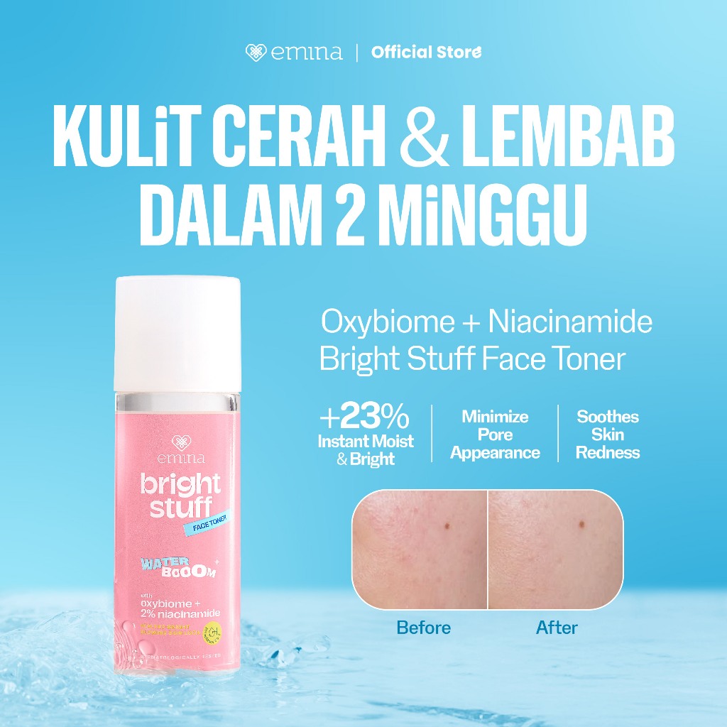 NEW Emina Bright Stuff Face Toner - Toner Wajah Cerah Glowing