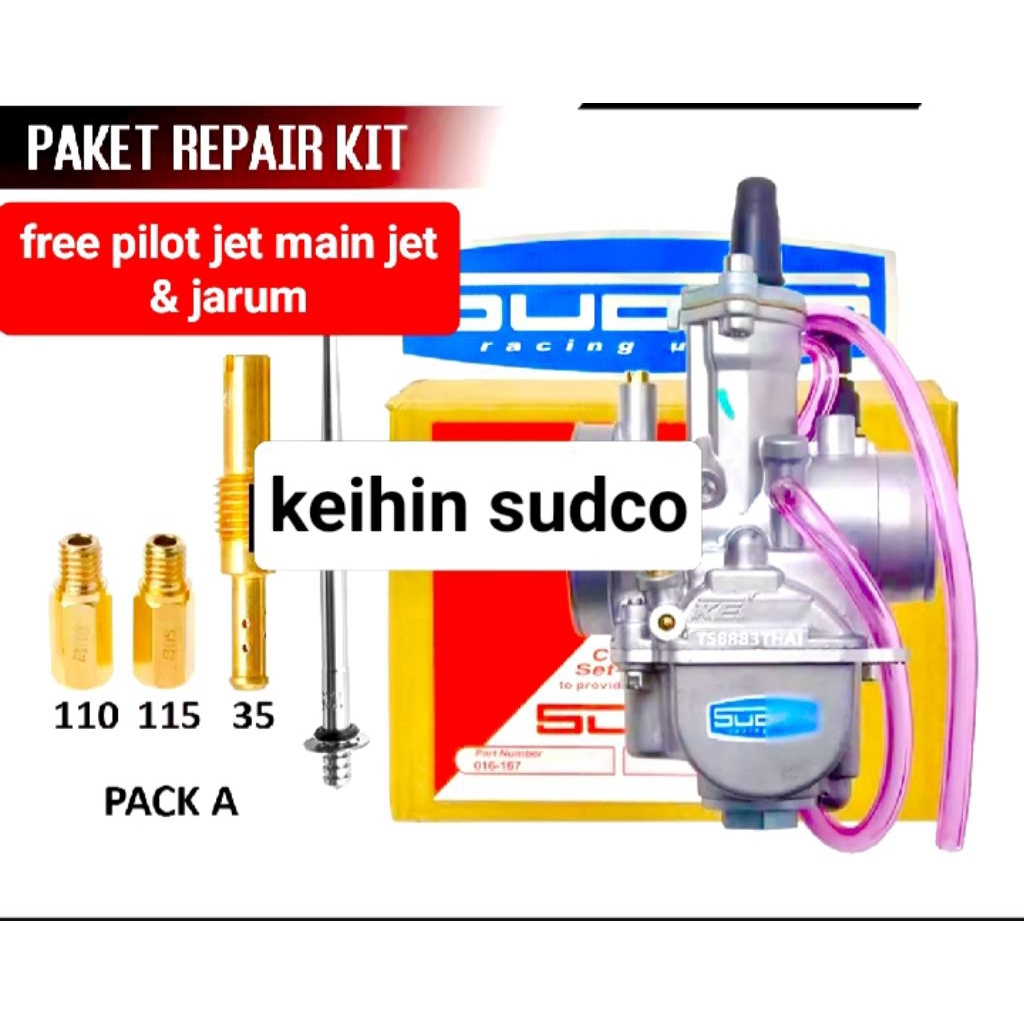 setingan mudah karburator pwk keihin sudco 28 30 32 34 skep anti gores original thailand