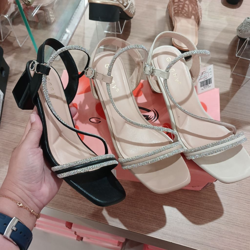 sandal wanita heels 5cm/sandal tali GENNY❗️ori matahari