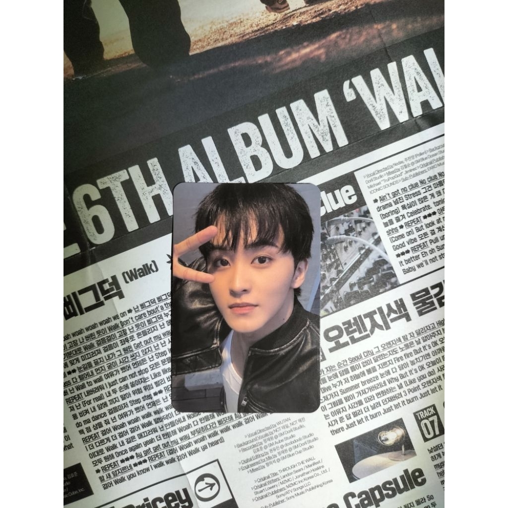 Photocard Jeno Withmuu, Haechan ISTJ Withmuu Kabel NCIT, Renjun Cashbee We Boom, Mark ISTJ YP Book, 