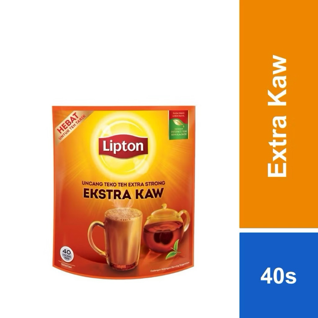 

Lipton Uncang Teko Teh Ekstra Kaw 40 Bags MALAYSIA IMPORTED