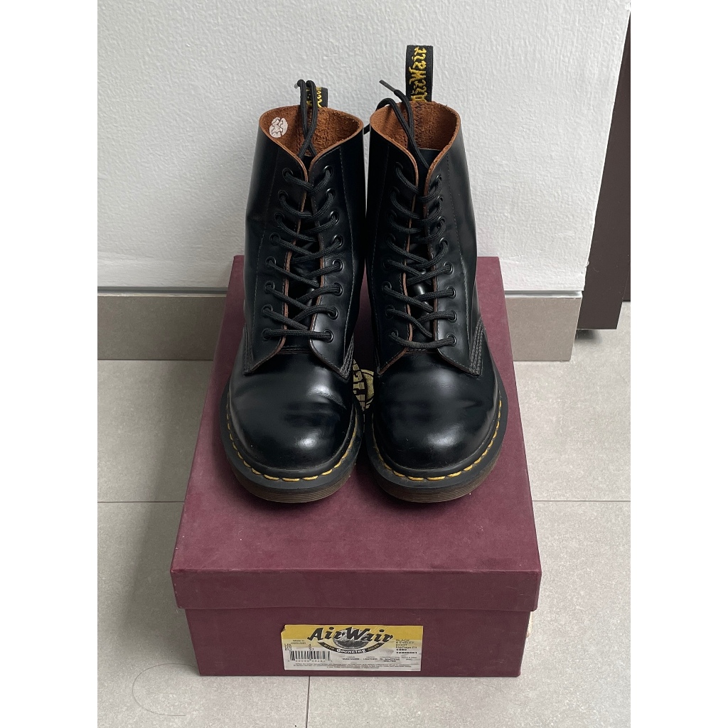 Dr. Martens 1460 Black Made in England Size 37 Fullset Second