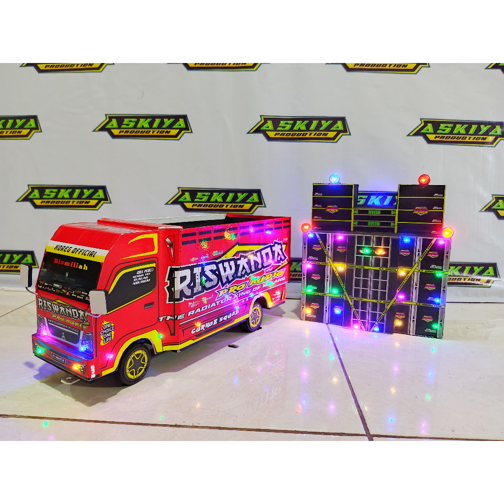 MINIATUR TRUK  BESAR SOUND HOREG/TRUK OLENG/MINIATUR SOUND SYSTEM