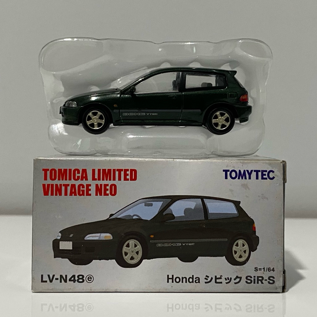 TLVN Tomica Limited Vintage Neo Honda Civic SiR-S LV-N48 Dark Green