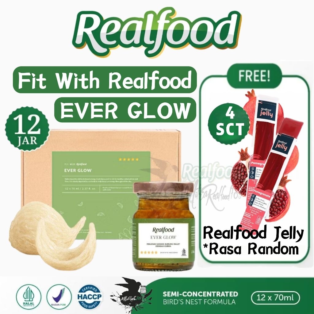 

Realfood Ever Glow Rasa Kurma 12 Jar ( Minuman Sarang Burung Walet )