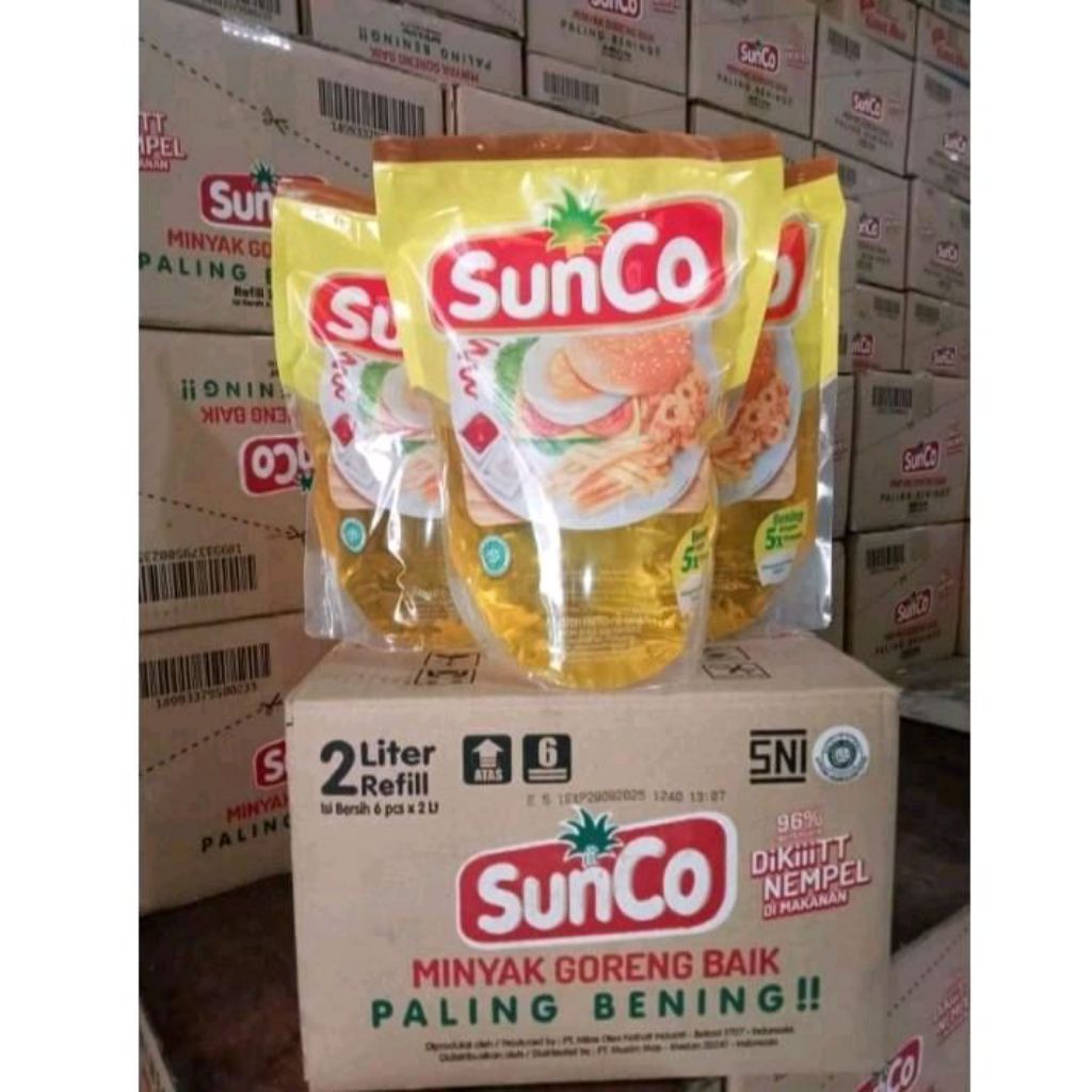 

Jatim Sunco Minyak Goreng 2L Termurah Jernih 1 karton (6pcs)