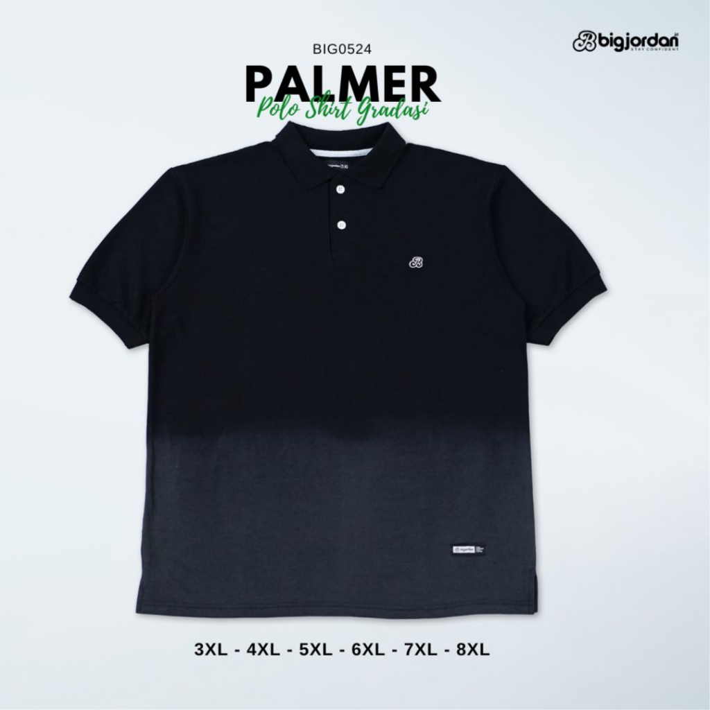 PALMER - Polo Shirt Gradasi 3XL 4XL 5XL KAOS POLO JUMBO 6XL 7XL 8XL
