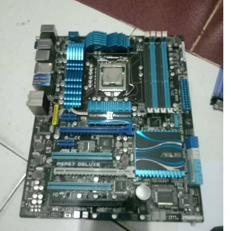 MATHERBOARD MOBO ASUS P8P67 DELUXE DOBEL LAND